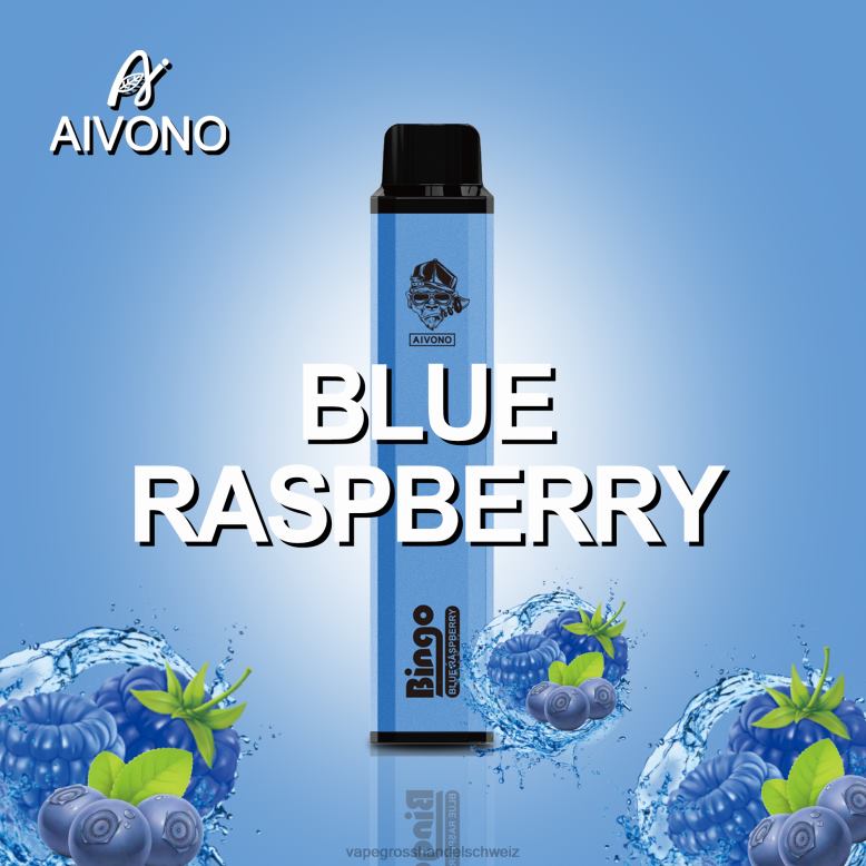 Vape Großhandel Tornado - Aivono AIM BINGO 4000 blaue Himbeere 2VFD4143