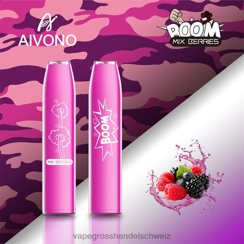 Vape Großhandel - Aivono AIM BOOM 600 gemischte Beeren 2VFD4361