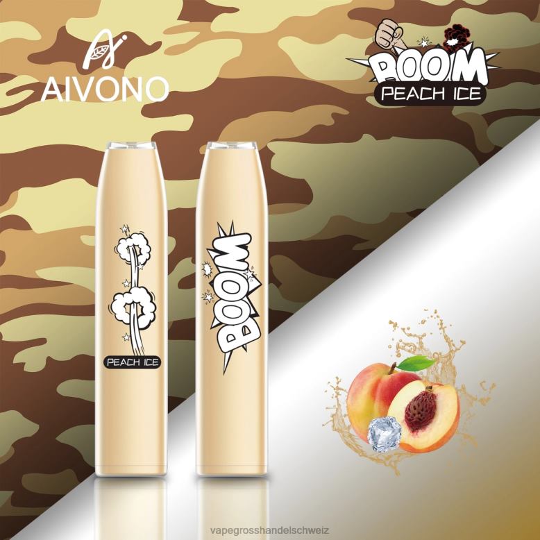 Vape Großhandel Preise - Aivono AIM BOOM 600 Pfirsicheis 2VFD4362