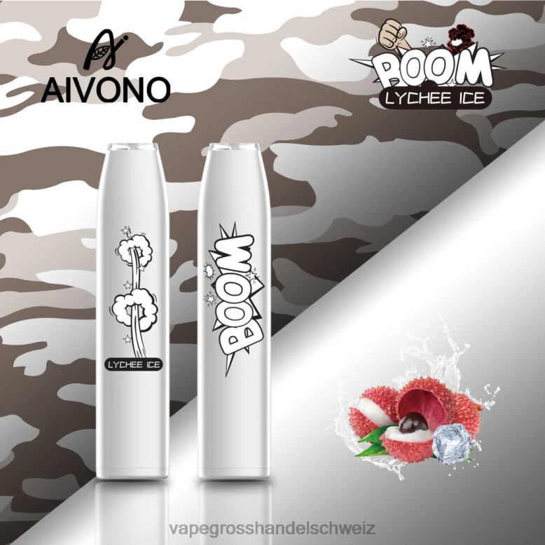 Vape Grosshandel Schweiz - Aivono AIM BOOM 600 Litschi-Eis 2VFD4365