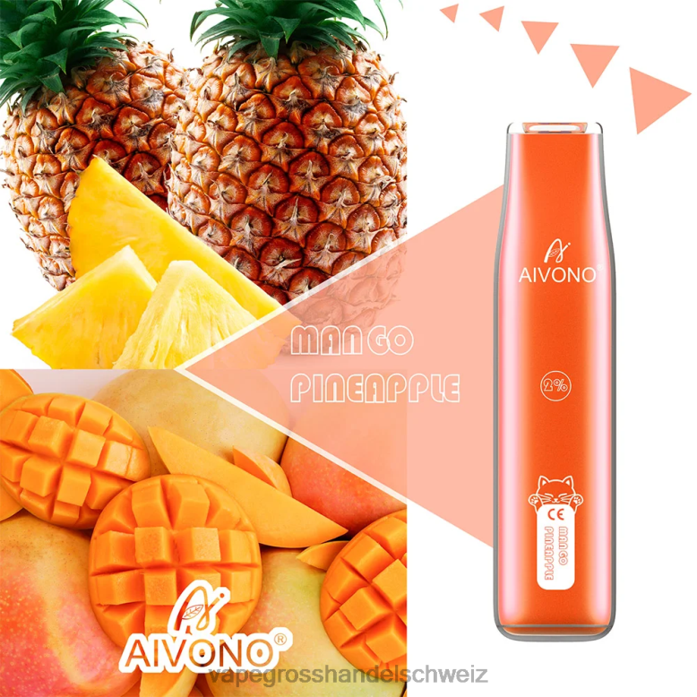 Elektronische Zigarette Iqos - Aivono AIM CAT 400 Mango-Ananas 2VFD4340