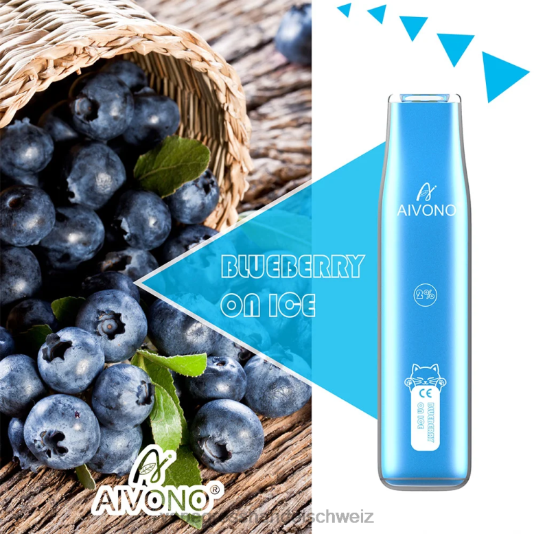 Vape Grosshandel Schweiz - Aivono AIM CAT 400 Blaubeere auf Eis 2VFD4335