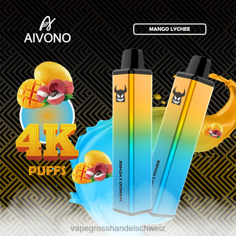 Vape Großhandel Preise - Aivono AIM FREAK 4000 Mango-Litschi 2VFD4262