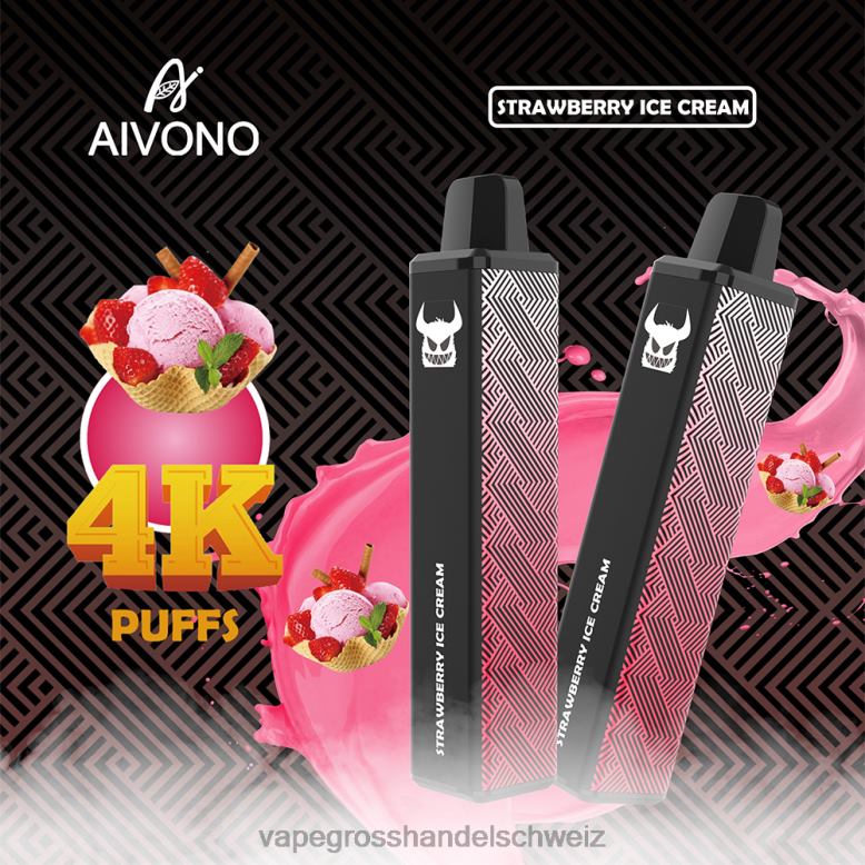 Vape Großhandel Tornado - Aivono AIM FREAK 4000 Erdbeereis 2VFD4263