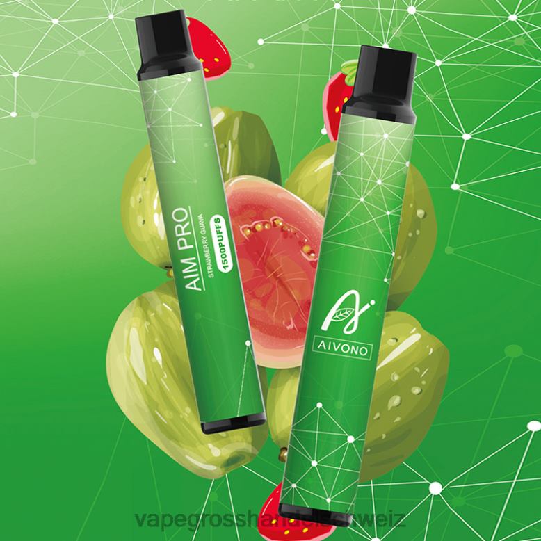 Vape Großhandel Elfbar - Aivono AIM PRO 1500 Erdbeer-Guave 2VFD4164