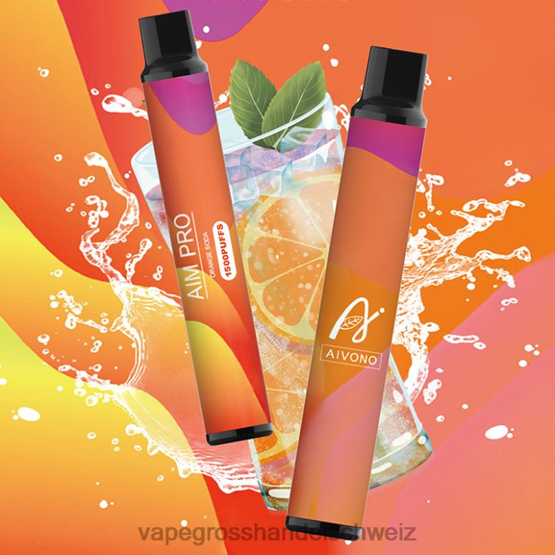 Vape Grosshandel Schweiz - Aivono AIM PRO 1500 Orangenlimonade 2VFD4165