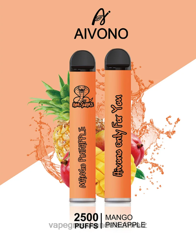 Elektronische Zigarette Iqos - Aivono AIM SNAKE 2500 Mango-Ananas 2VFD4310