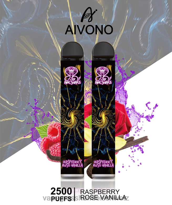 Elektronische Zigarette Kaufen - Aivono AIM SNAKE 2500 Himbeer-Rose-Vanille 2VFD4317