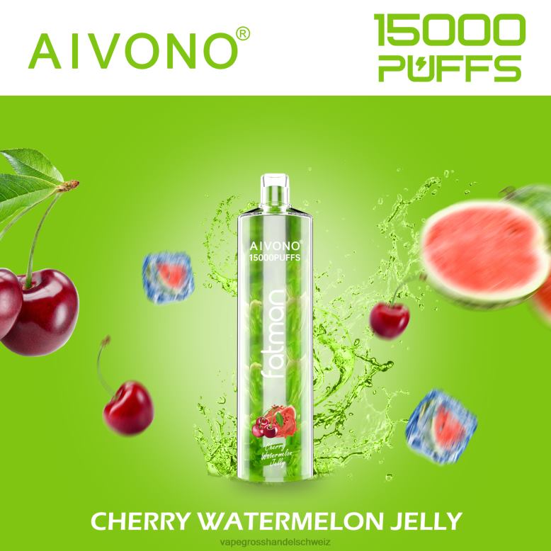 Elektronische Zigarette Iqos - Aivono FATMAN 15000 fröhliches Wassermelonengelee 2VFD420
