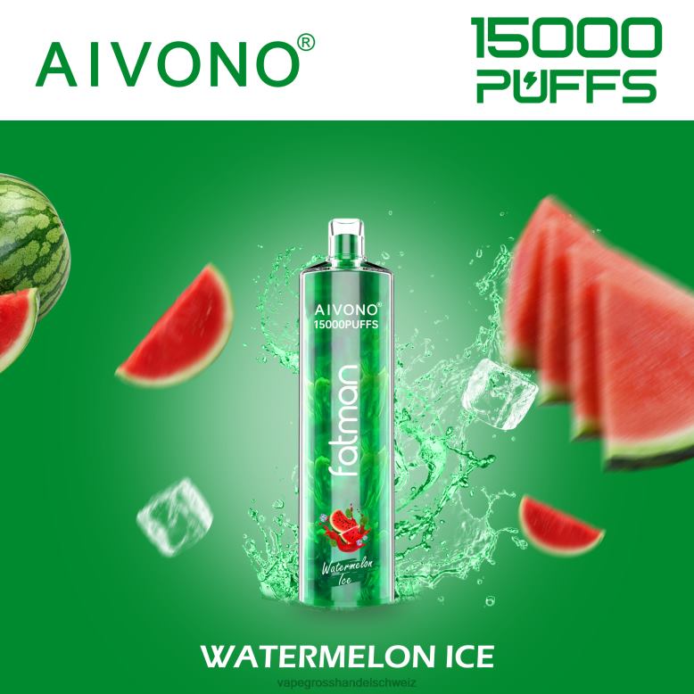 Vape Großhandel Preise - Aivono FATMAN 15000 Wassermeloneneis 2VFD412