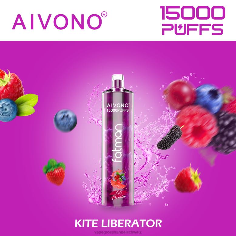Vape Großhandel Tornado - Aivono FATMAN 15000 Drachenbefreier 2VFD413