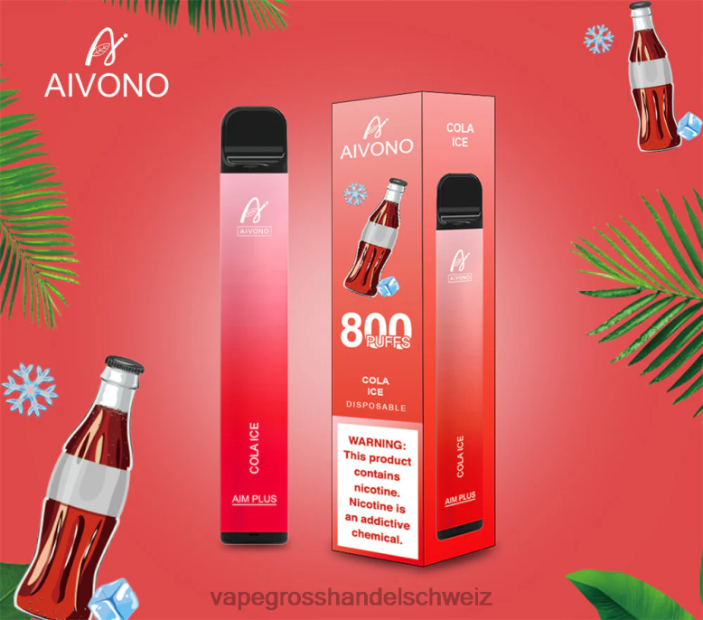 Dampfen Schweiz - Aivono AIM PLUS 800 Cola-Eis 2VFD4176