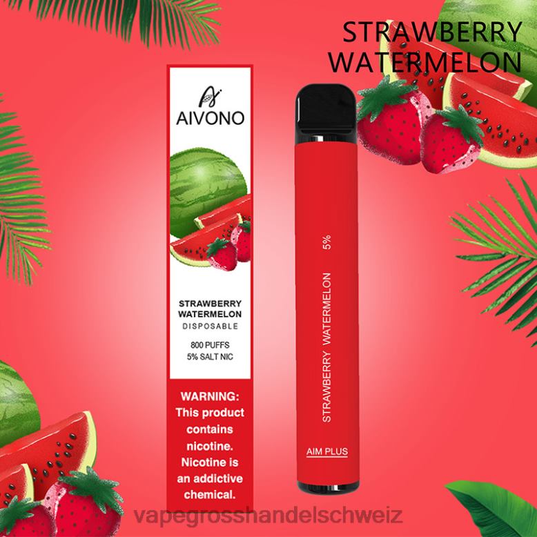 Dampfen Schweiz - Aivono AIM PLUS 800 Erdbeerwassermelone 2VFD4196