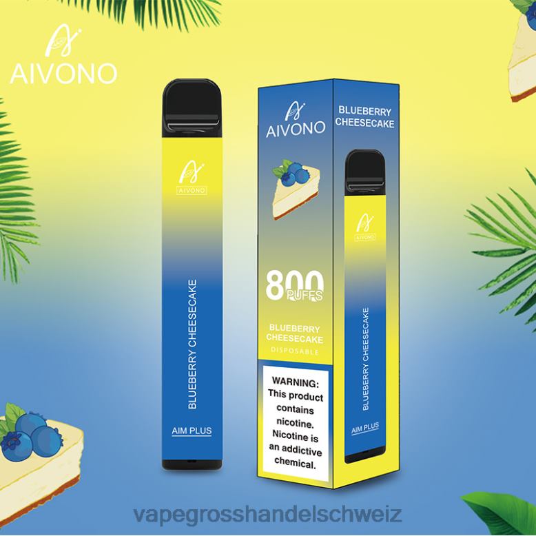 Vape Großhandel Elfbar - Aivono AIM PLUS 800 Blaubeer-Käsekuchen 2VFD4174