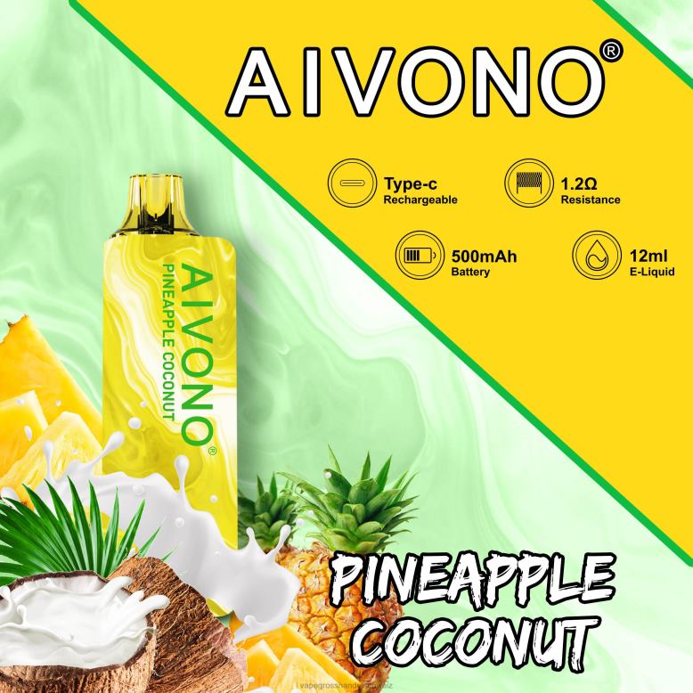 Dampfen Schweiz - Aivono AIM GUN 7000 Ananas-Kokosnuss 2VFD4106