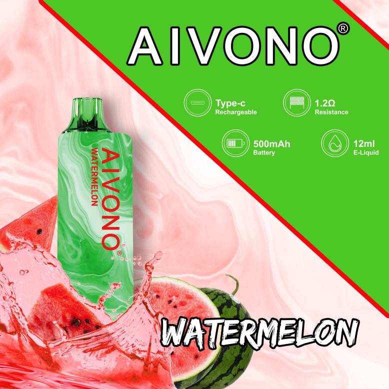 Elektronische Zigarette Iqos - Aivono AIM GUN 7000 Wassermelone 2VFD4110