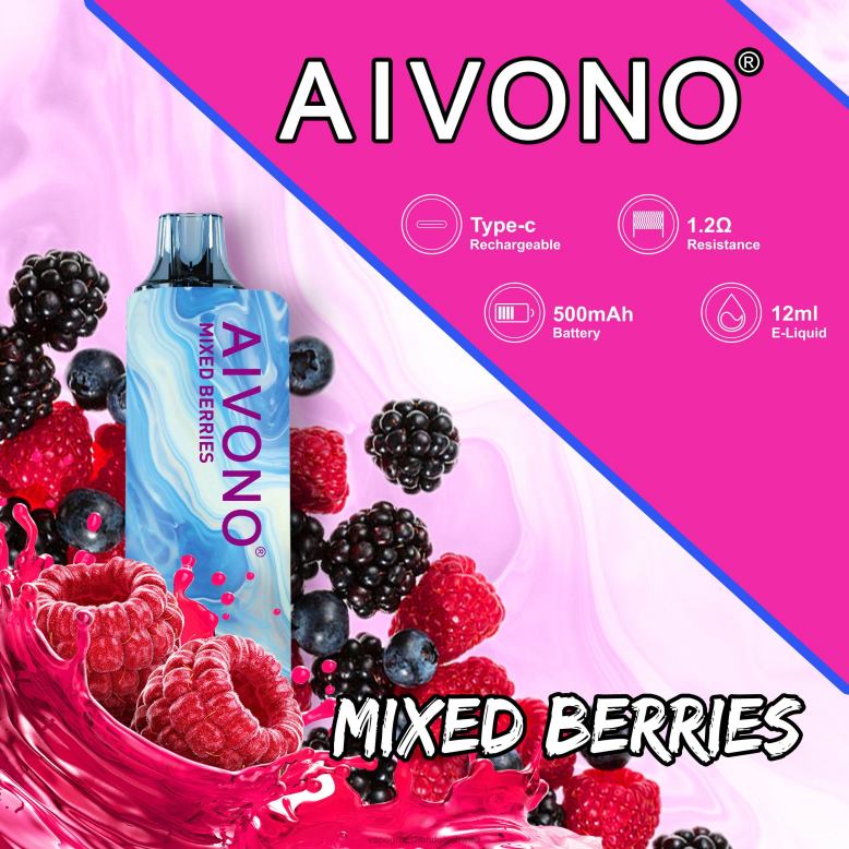 Vape Großhandel - Aivono AIM GUN 7000 gemischte Beeren 2VFD4111
