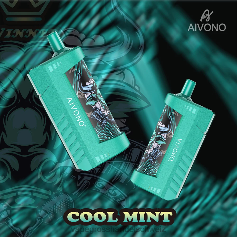 Vape Großhandel Elfbar - Aivono AIM WINNER 5000 kühle Minze 2VFD4124