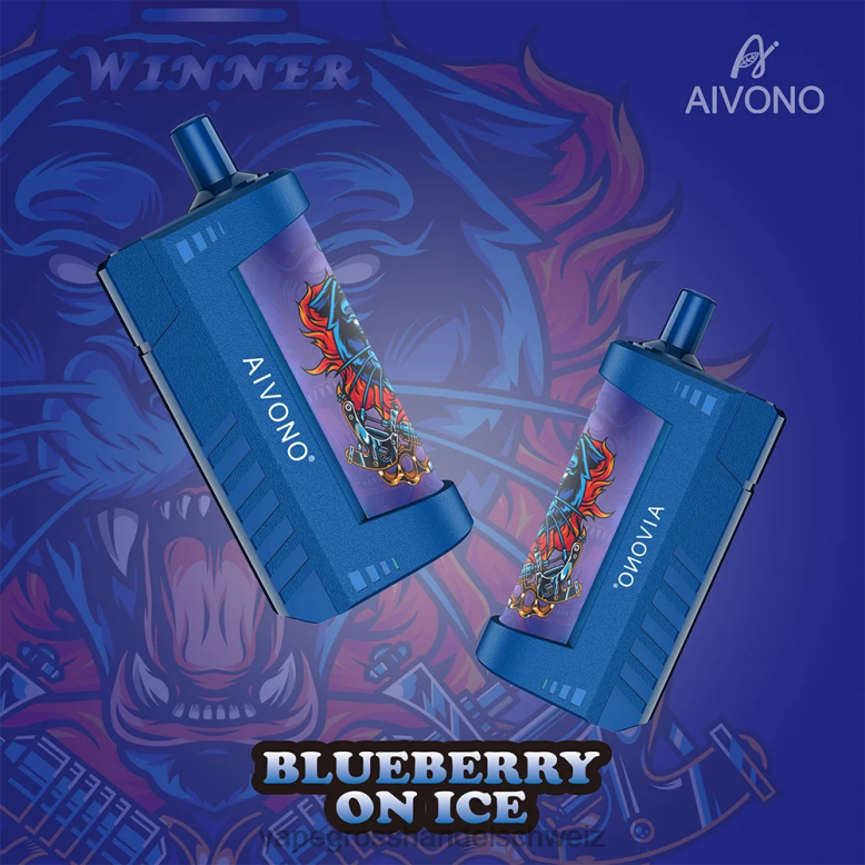 Vape Großhandel Tornado - Aivono AIM WINNER 5000 Blaubeere auf Eis 2VFD4123