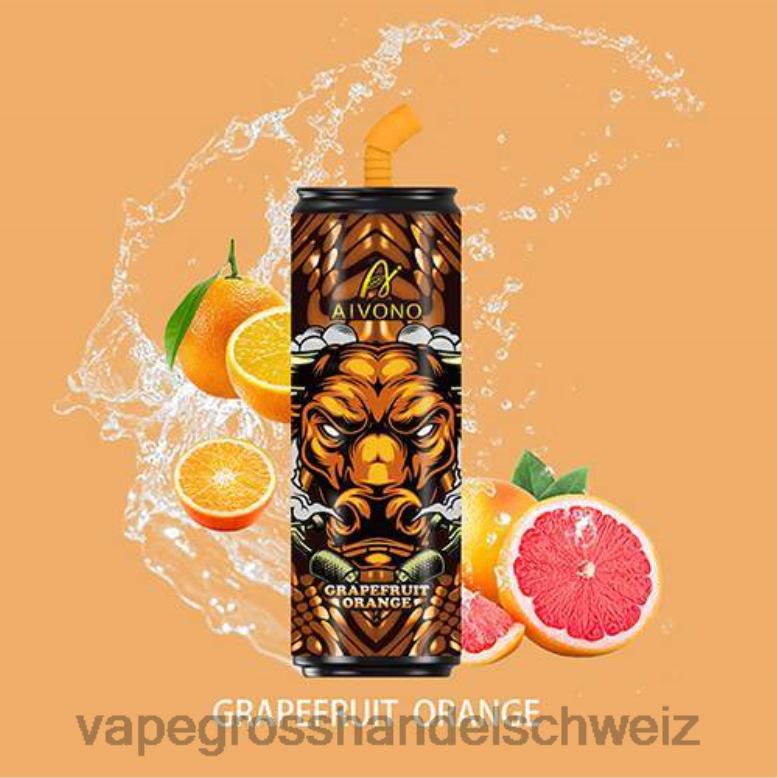 Elektronische Zigarette Ohne Nikotin - Aivono AIM WINNER 6000 Coca-Cola-Flaschen Grapefruit-Orange 2VFD4118