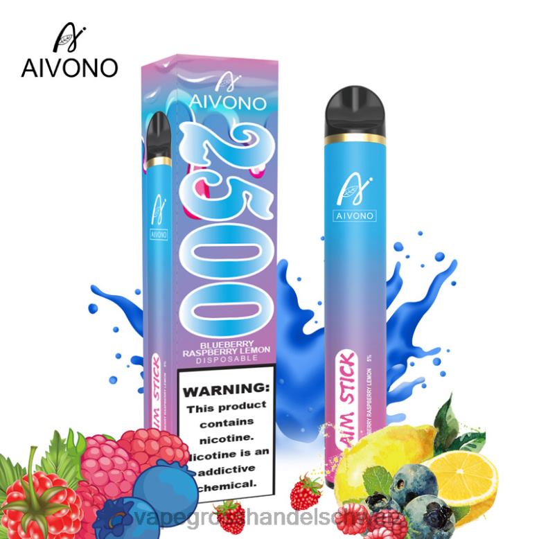 Vape Großhandel Elfbar - Aivono AIM STICK 2500 Blaubeer-Himbeer-Zitrone 2VFD4154