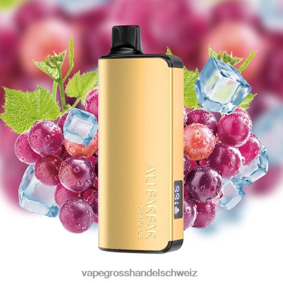 Vape Großhandel - Alibarbar Ingot 20000 Einweg-Vapes Traubeneis HTX6V437