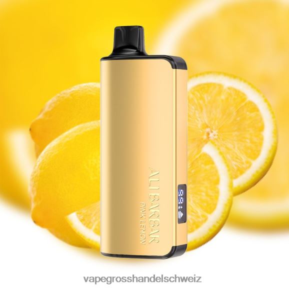 Vape Großhandel Elfbar - Alibarbar Ingot 20000 Einweg-Vapes rosa Zitrone HTX6V440