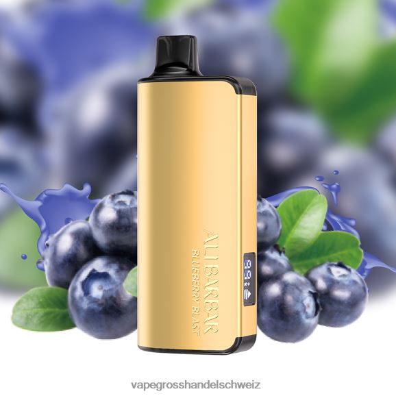 Dampfen Schweiz - Alibarbar Ingot 9000 Einweg-Vaporizer Erdbeer-Kokos-Wassermelone HTX6V424