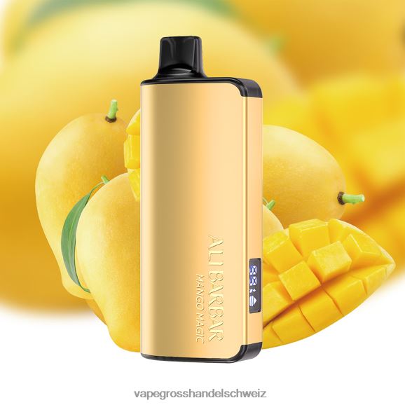 Vape Großhandel Preise - Alibarbar Ingot 9000 Einweg-Vaporizer Mango-Magie HTX6V429