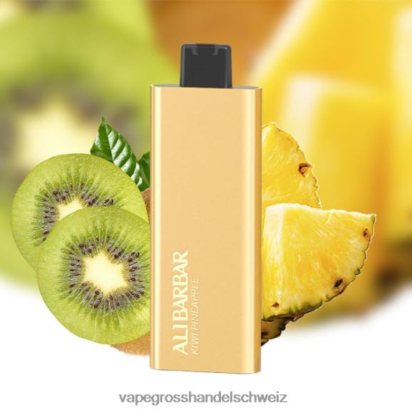 Vape Großhandel Tornado - Alibarbar Pandora 7000 Einweg-Vaporizer Kiwi-Ananas HTX6V457