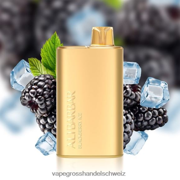 Vape Großhandel - Alibarbar Rich 8000 Einweg-Vaporizer Brombeereis HTX6V410