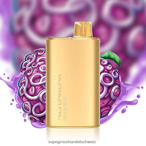 Vape Großhandel Tornado - Alibarbar Rich 8000 Einweg-Vaporizer Erdbeer-Hubba-Bubba HTX6V412