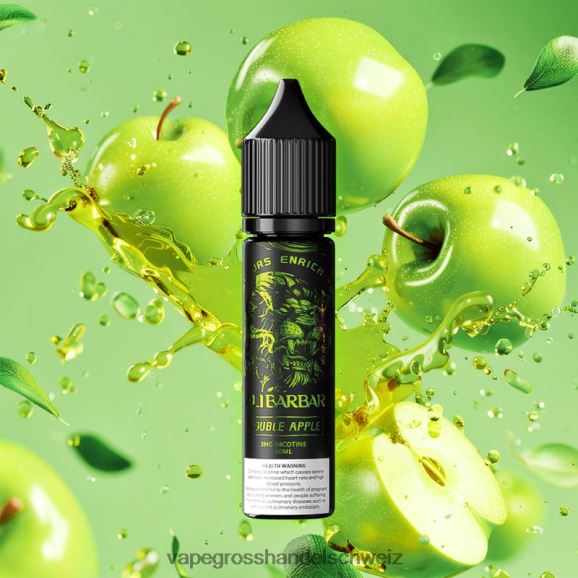 Vape Großhandel Tornado - Alibarbar Wasserpfeife Onyx Doppelapfel HTX6V493