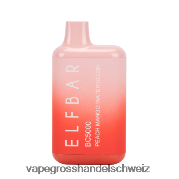 Vape Großhandel Elfbar 666R84304 Pfirsich-Mango-Wassermelone ELFBAR BC5000