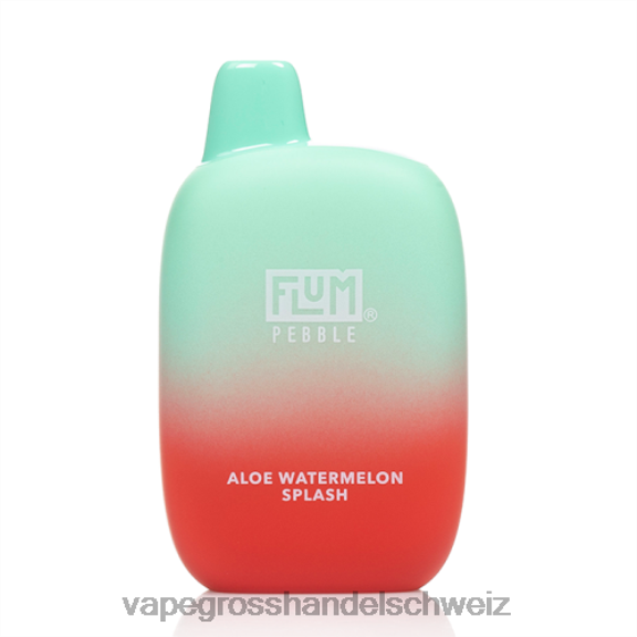 Dampfen Schweiz - FLUM PEBBLES 6000 Züge Aloe-Wassermelonen-Spritzer 6F44815