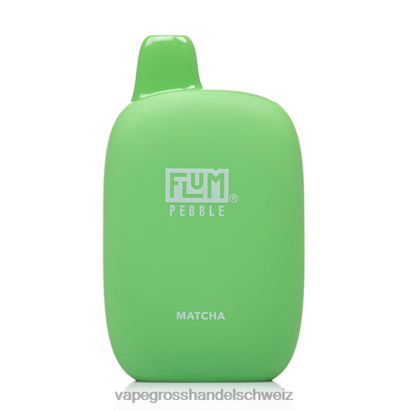 Dampfen Schweiz - FLUM PEBBLES 6000 Züge Matcha 6F44833