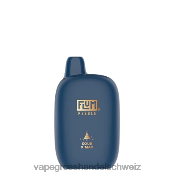 Vape Großhandel - FLUM PEBBLES 6000 Züge (Weihnachtsausgabe) sauer xmax 6F44810