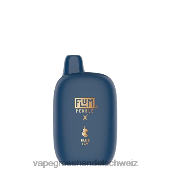 Vape Großhandel Preise - FLUM PEBBLES 6000 Züge (Weihnachtsausgabe) blau eisig 6F4482