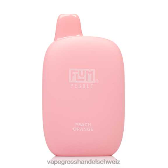 Vape Großhandel Tornado - FLUM PEBBLES 6000 Züge Pfirsichorange 6F44839