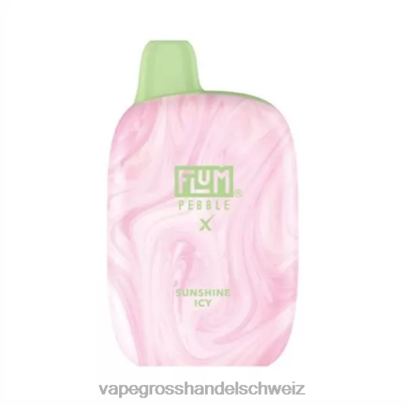 Vape Grosshandel Schweiz - FLUM PEBBLES 6000 Züge Sonnenschein eisig 6F44850