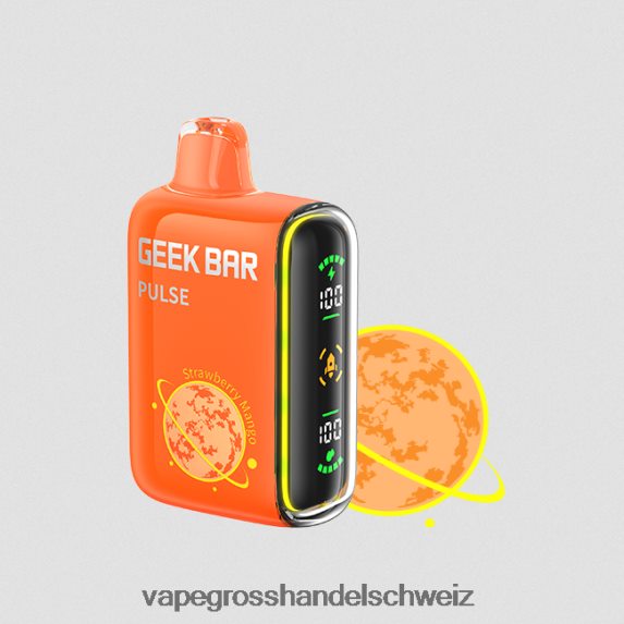 Vape Großhandel 666R8481 Erdbeer-Mango GEEK BAR Pulse Planet Edition 7500 Züge/15000 Züge