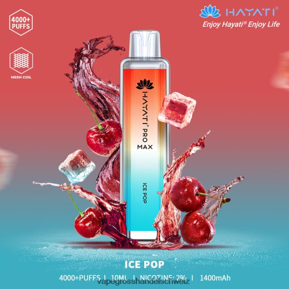 Vape Großhandel 666R84161 Eis am Stiel Hayati Pro Max 4000