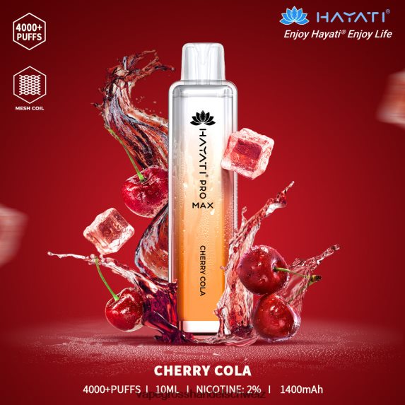 Vape Großhandel Elfbar 666R84154 Kirschcola Hayati Pro Max 4000