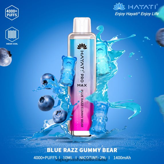 blaues razz-gummibärchen