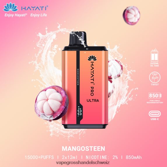 Elektronische Zigarette Iqos 666R84210 Mangostan Hayati Pro Ultra