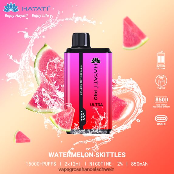 Elektronische Zigarette Iqos 666R84220 Wassermelonenkegel Hayati Pro Ultra