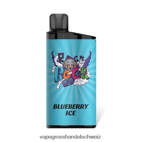 Elektronische Zigarette Ohne Nikotin 666R8498 Blaubeereis IGET BAR 3500 5 % Nikotin