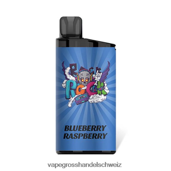 Vape Großhandel Preise 666R8492 Blaubeer-Himbeere IGET BAR 3500 5 % Nikotin