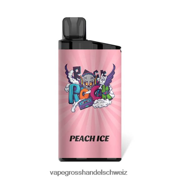 Vape Grosshandel Schweiz 666R8495 Pfirsicheis IGET BAR 3500 5 % Nikotin