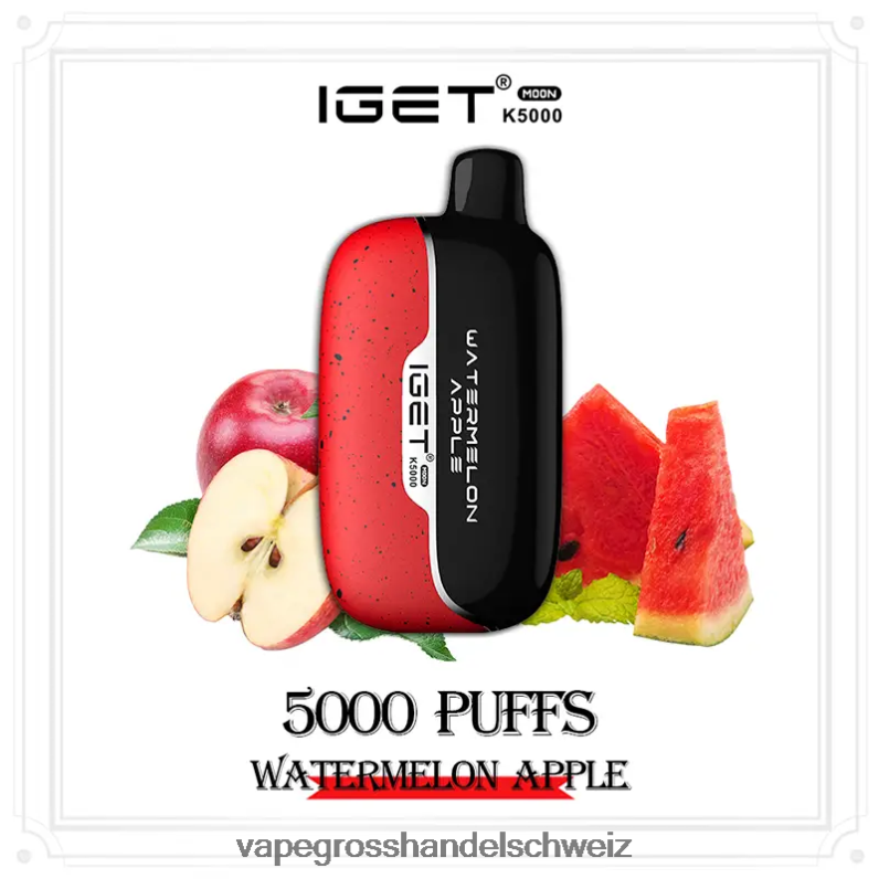 IGET Moon k5000 Wassermelonenapfel 688H4D6 - Dampfen Schweiz